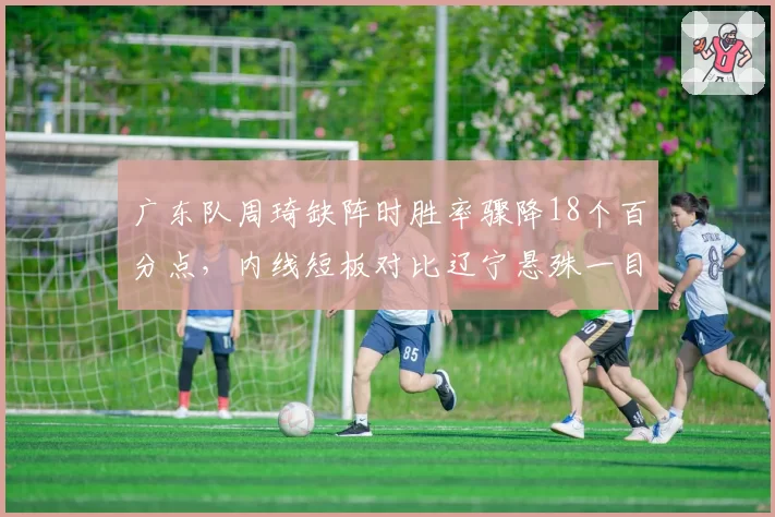广东队周琦缺阵时胜率骤降18个百分点,内线短板对比辽宁悬殊一目了然