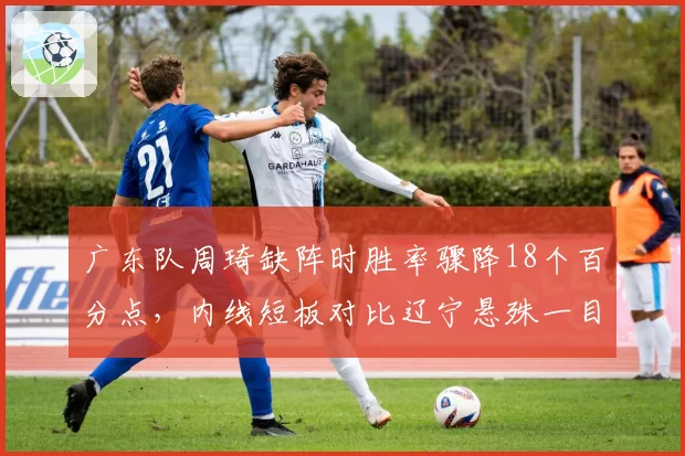 广东队周琦缺阵时胜率骤降18个百分点,内线短板对比辽宁悬殊一目了然